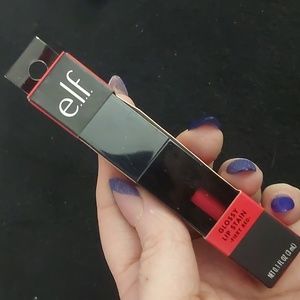 Elf glossy lip stain fiery red